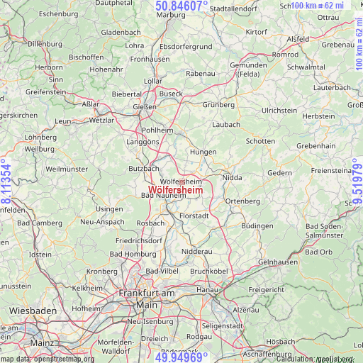 Wölfersheim on map