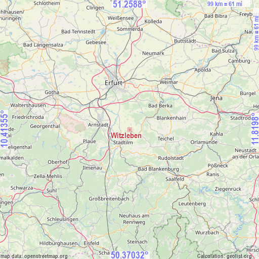 Witzleben on map