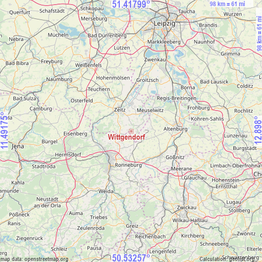 Wittgendorf on map