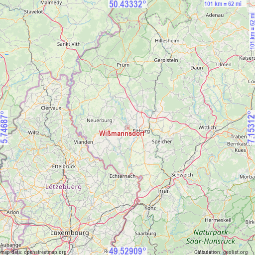 Wißmannsdorf on map