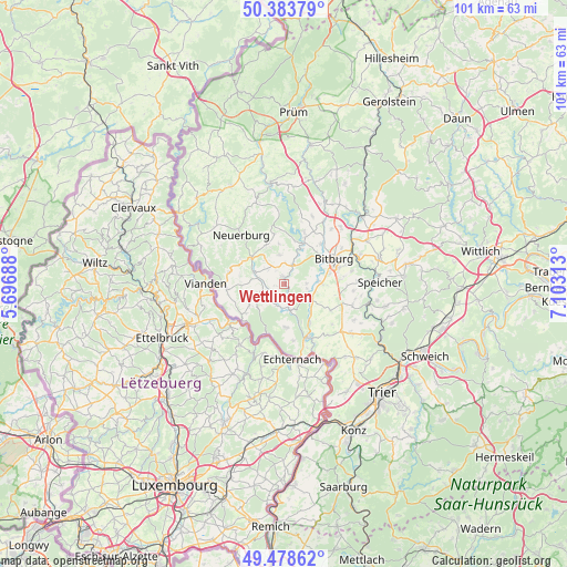 Wettlingen on map