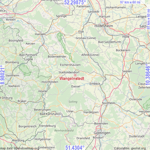 Wangelnstedt on map