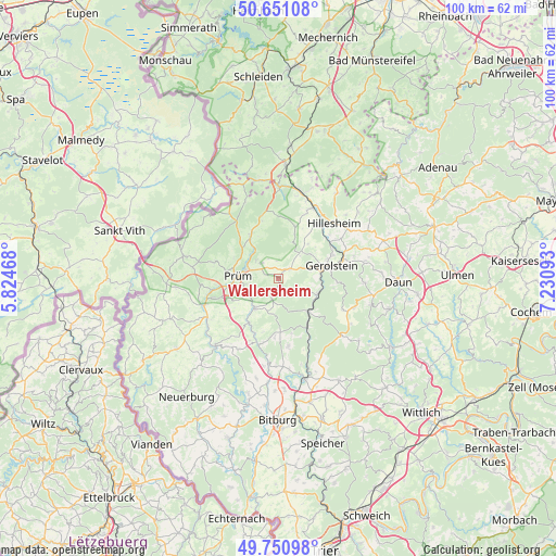 Wallersheim on map