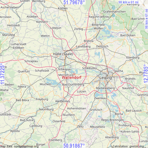 Wallendorf on map