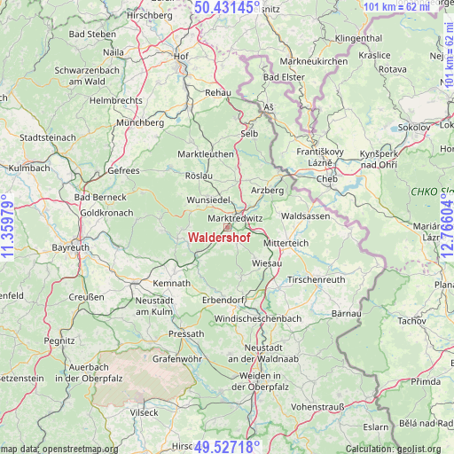 Waldershof on map