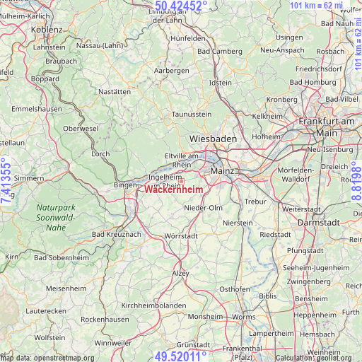 Wackernheim on map