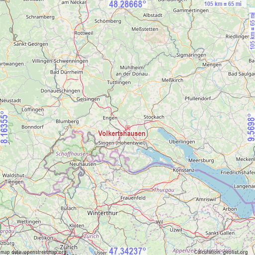 Volkertshausen on map