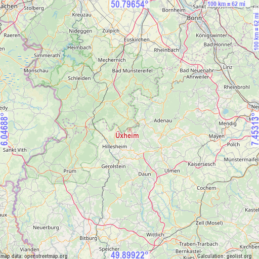 Üxheim on map
