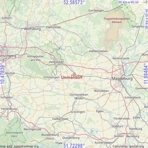 Ummendorf on map