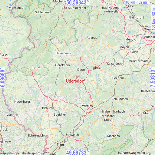 Üdersdorf on map