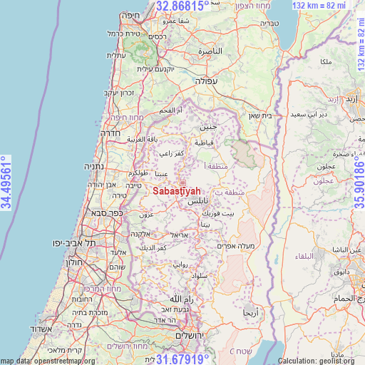 Sabasţīyah on map