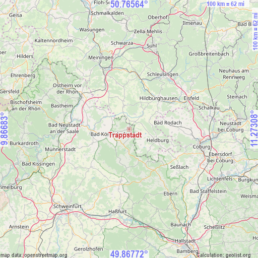 Trappstadt on map