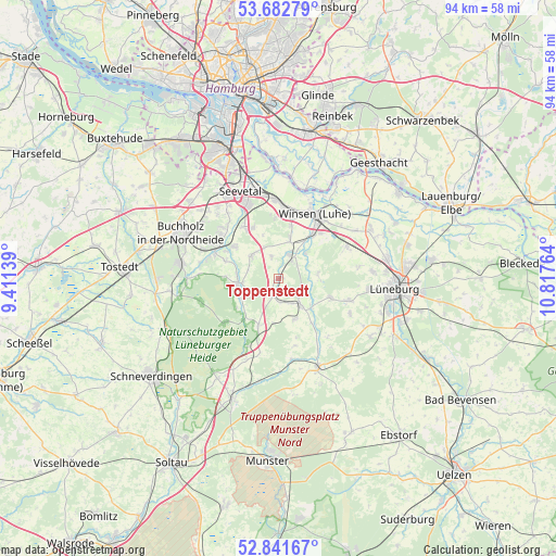 Toppenstedt on map