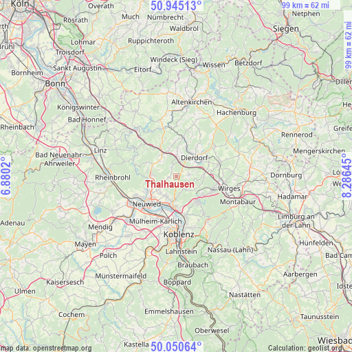 Thalhausen on map