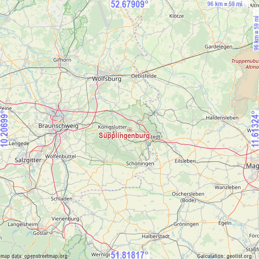 Süpplingenburg on map