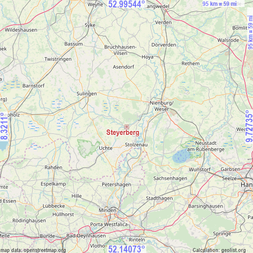 Steyerberg on map