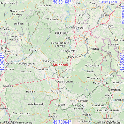 Steinbach on map