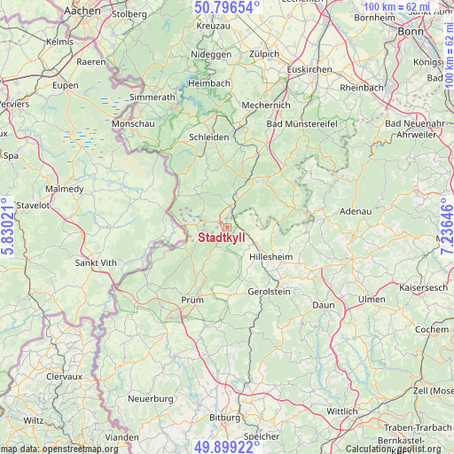Stadtkyll on map