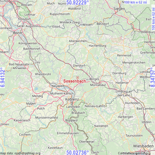 Sessenbach on map