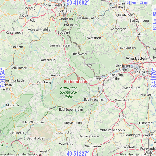 Seibersbach on map