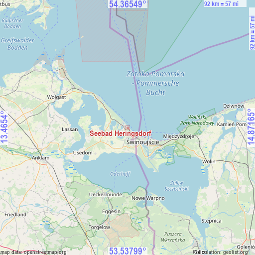 Seebad Heringsdorf on map