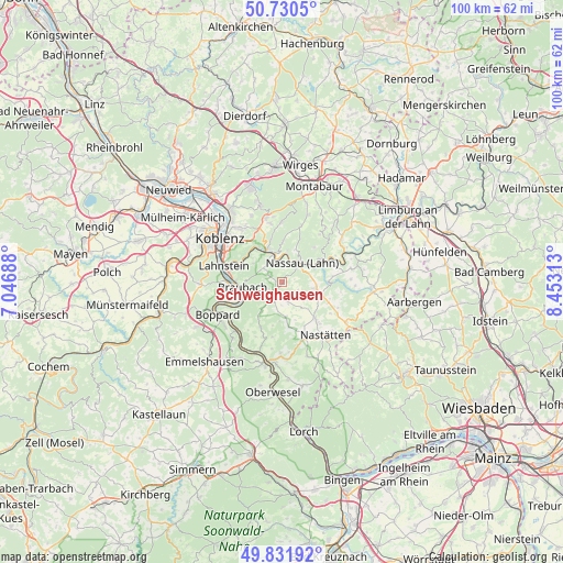 Schweighausen on map