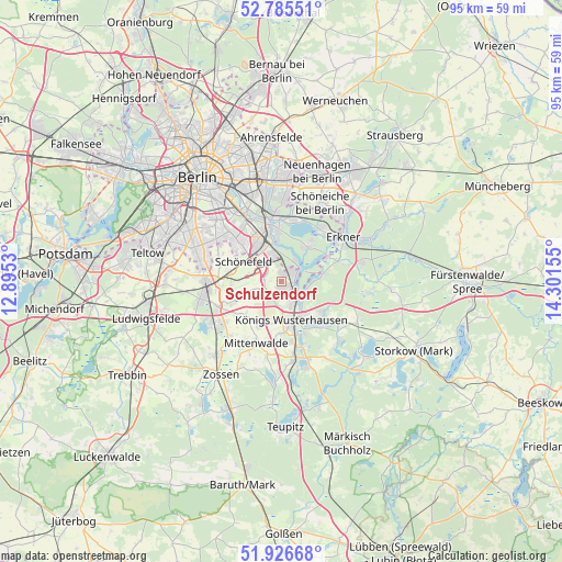 Schulzendorf on map