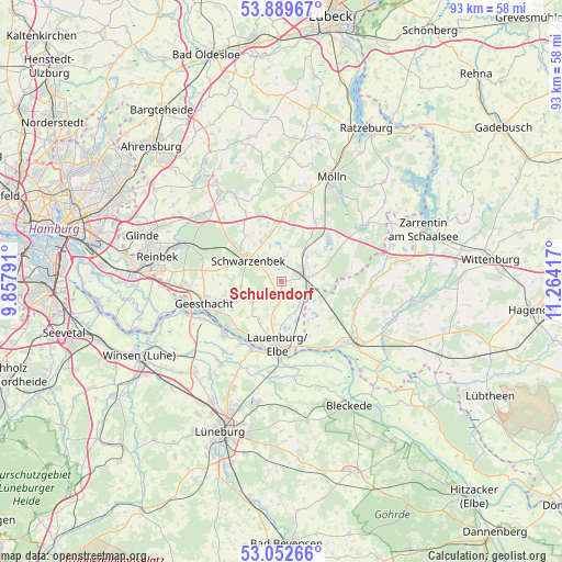 Schulendorf on map