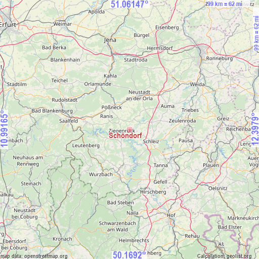 Schöndorf on map