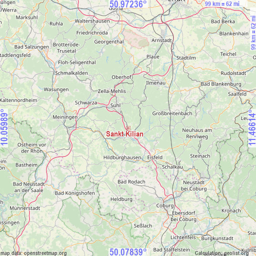 Sankt Kilian on map