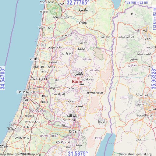 Būrīn on map