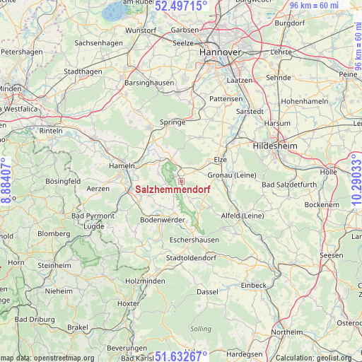Salzhemmendorf on map