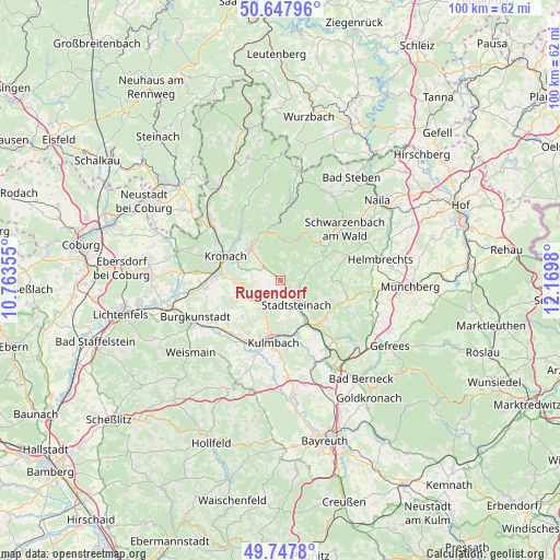 Rugendorf on map