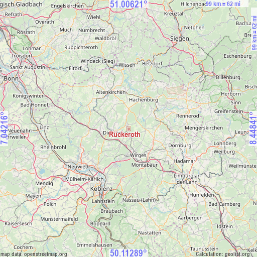 Rückeroth on map