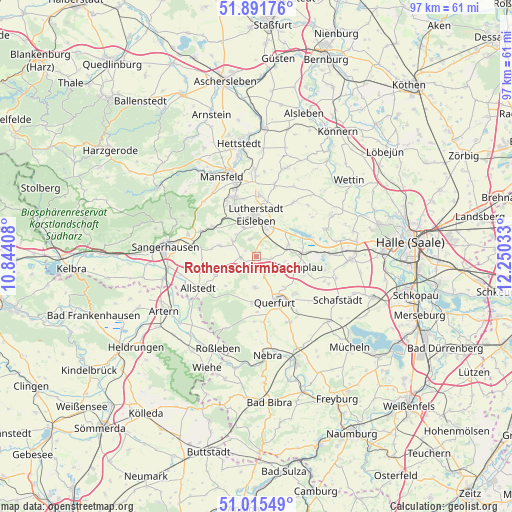 Rothenschirmbach on map