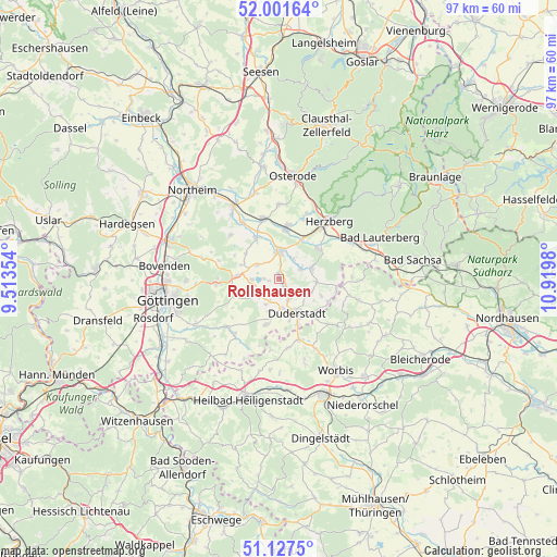 Rollshausen on map