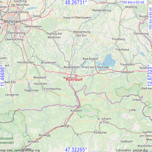 Rohrdorf on map