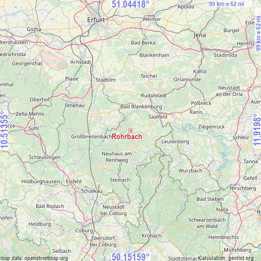 Rohrbach on map