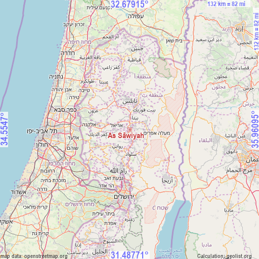 As Sāwiyah on map