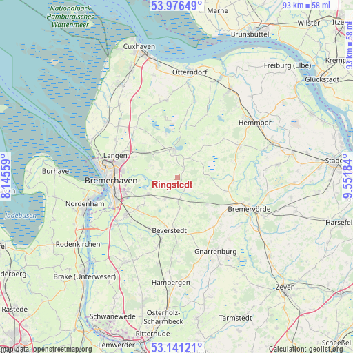 Ringstedt on map