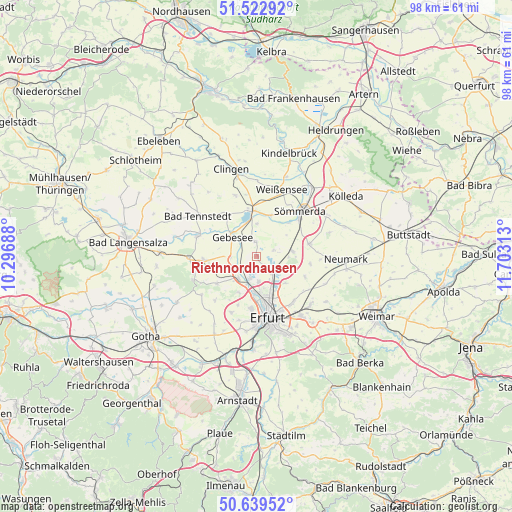 Riethnordhausen on map