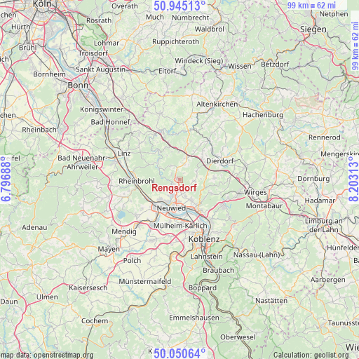 Rengsdorf on map