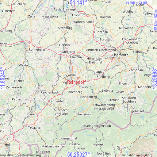 Reinsdorf on map