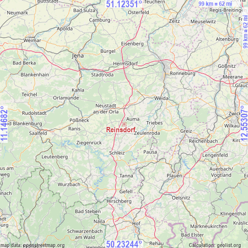 Reinsdorf on map