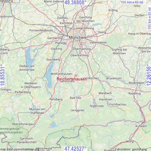 Reichertshausen on map