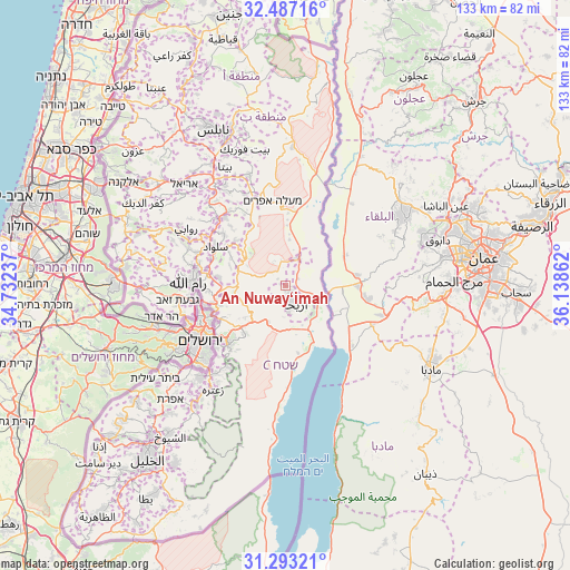 An Nuway‘imah on map