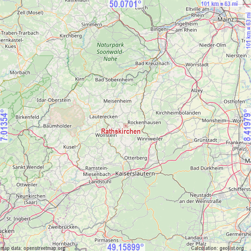 Rathskirchen on map