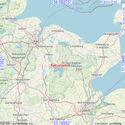 Rathjensdorf on map