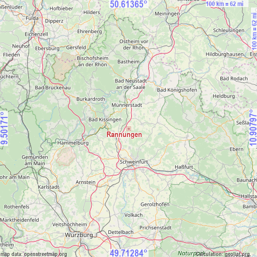 Rannungen on map