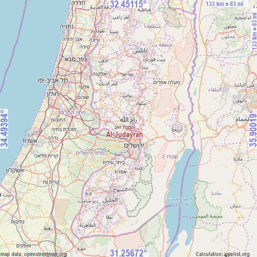 Al Judayrah on map